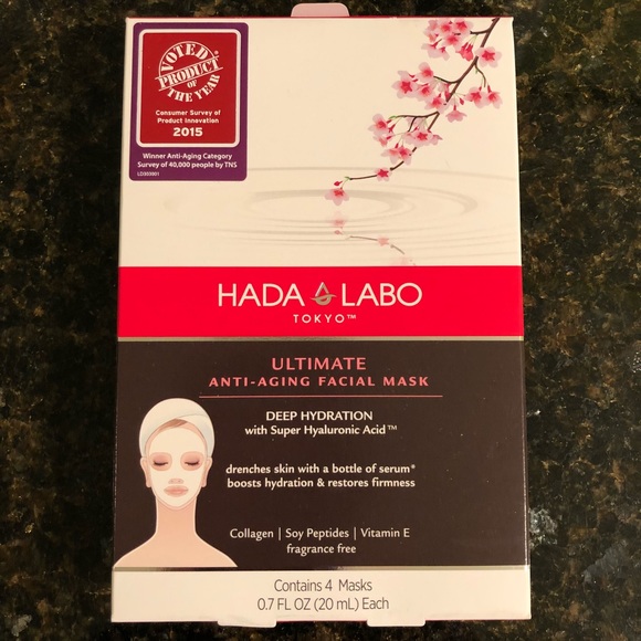New Hada Labo Ultimate Anti-Aging Facial Masks - Picture 1 of 3
